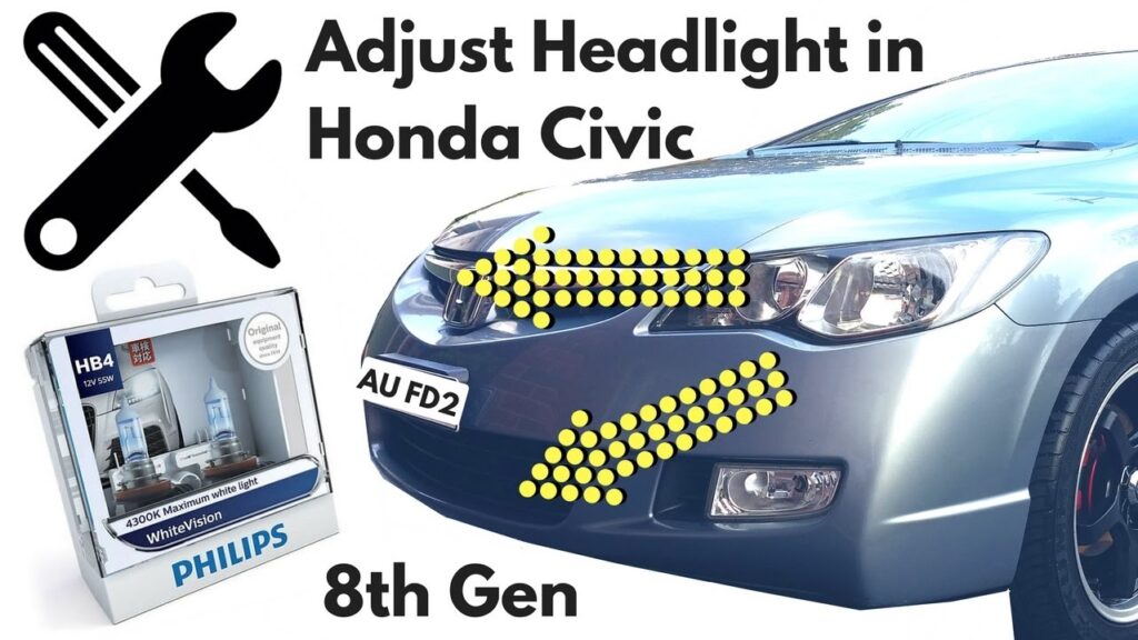 How To Adjust Honda Civic Headlights