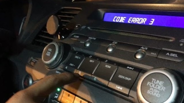 Older Honda Civic Radio Code